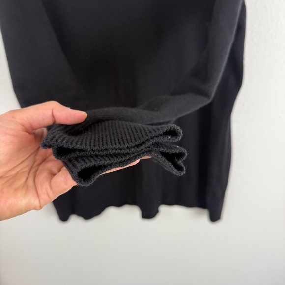 Eddie Bauer Cotton Cashmere Blend V-neck LightweightSweater Jumper XL - Picture 4 of 5